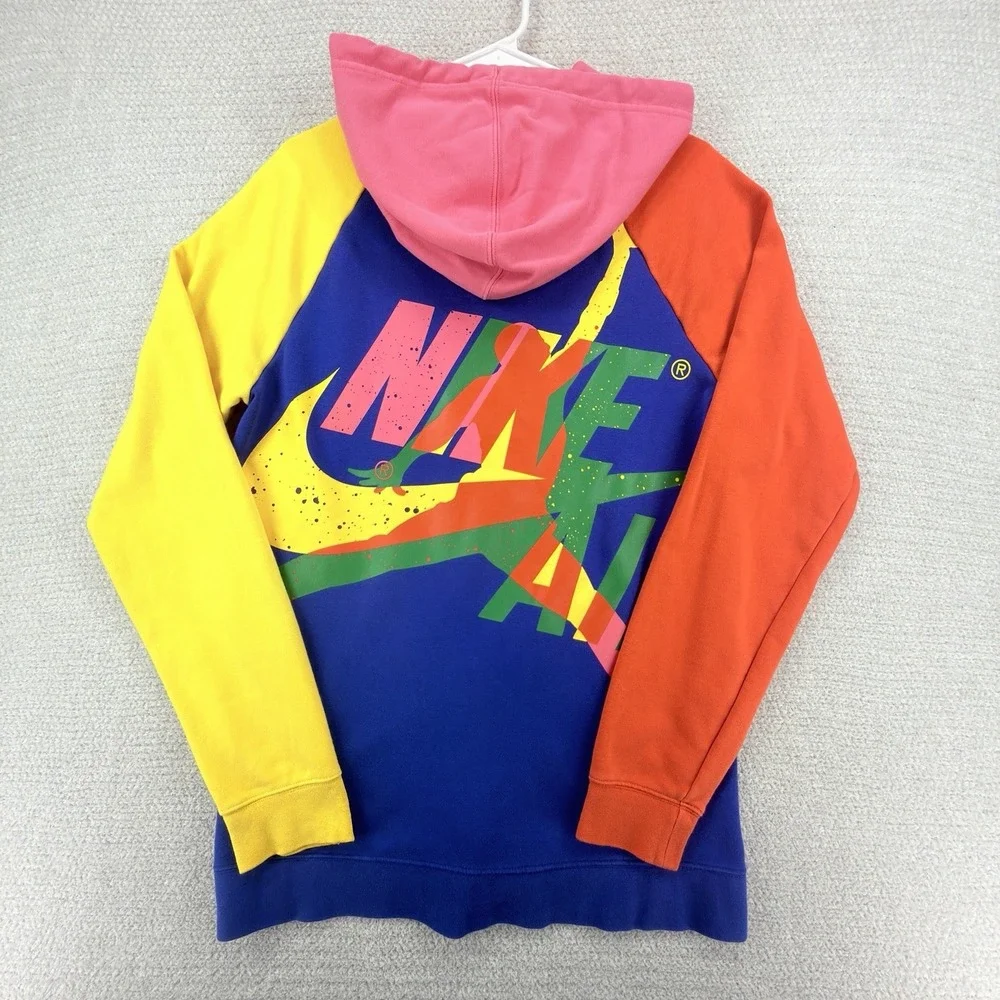 Jordan Jumpman Classics Full Zip Hoodie Mens M CV7402-495 Colorblock Nike Air